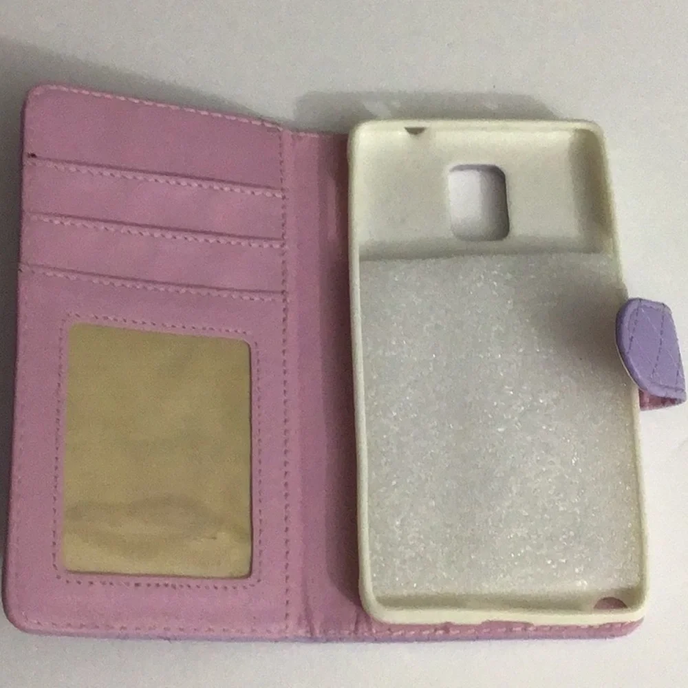 NEW Galaxy Note 8 Wallet Case Light Purple and OEM Stylus